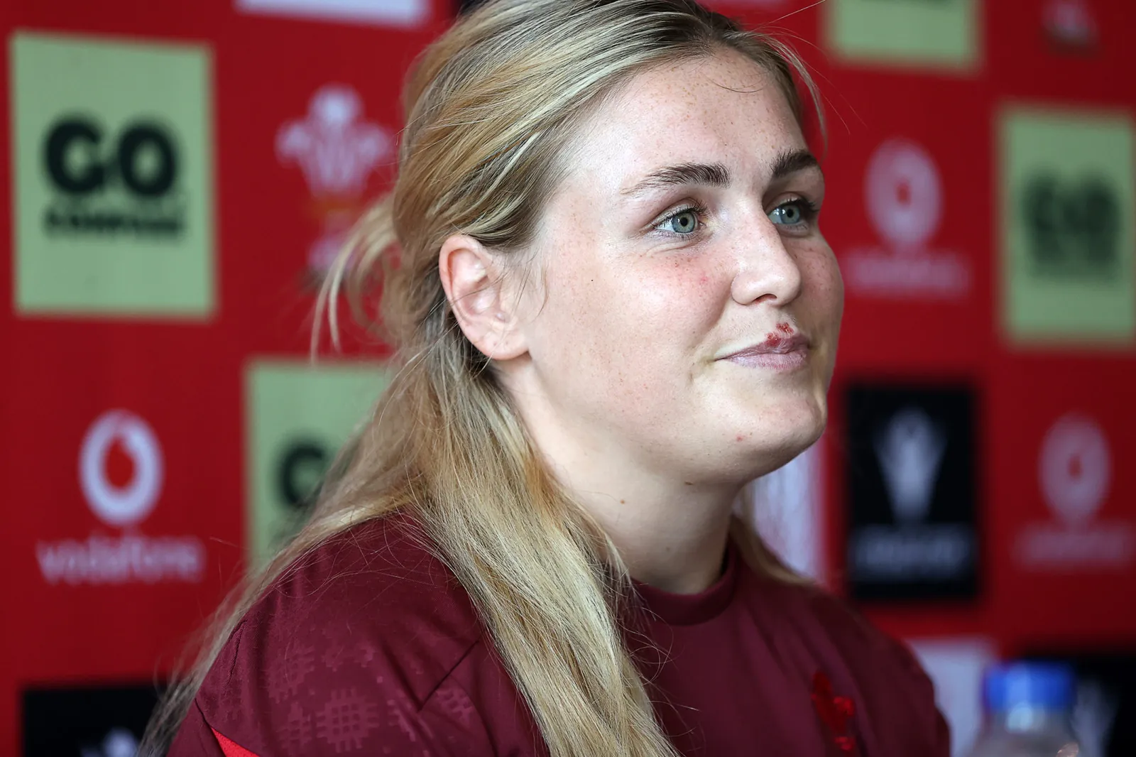 Wales Women’s captain Alex Callender speaks to the media ahead of Saturday’s game against the Barbariabs