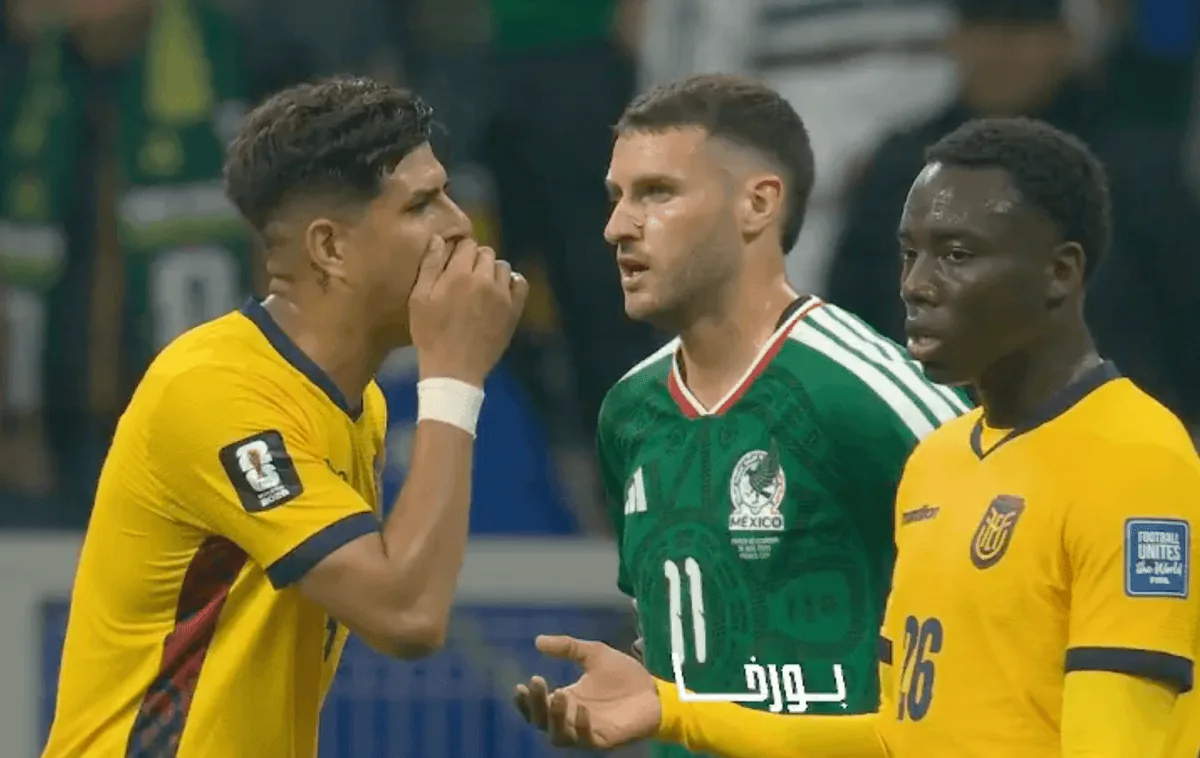 Piero Hincapie becomes second World Cup player to be sent off for covering his mouth
