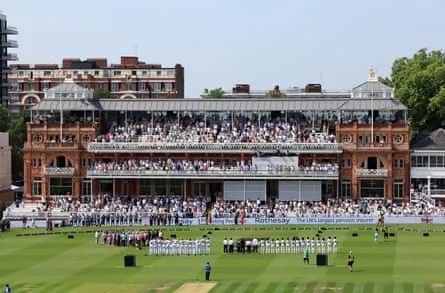 England and India players line up