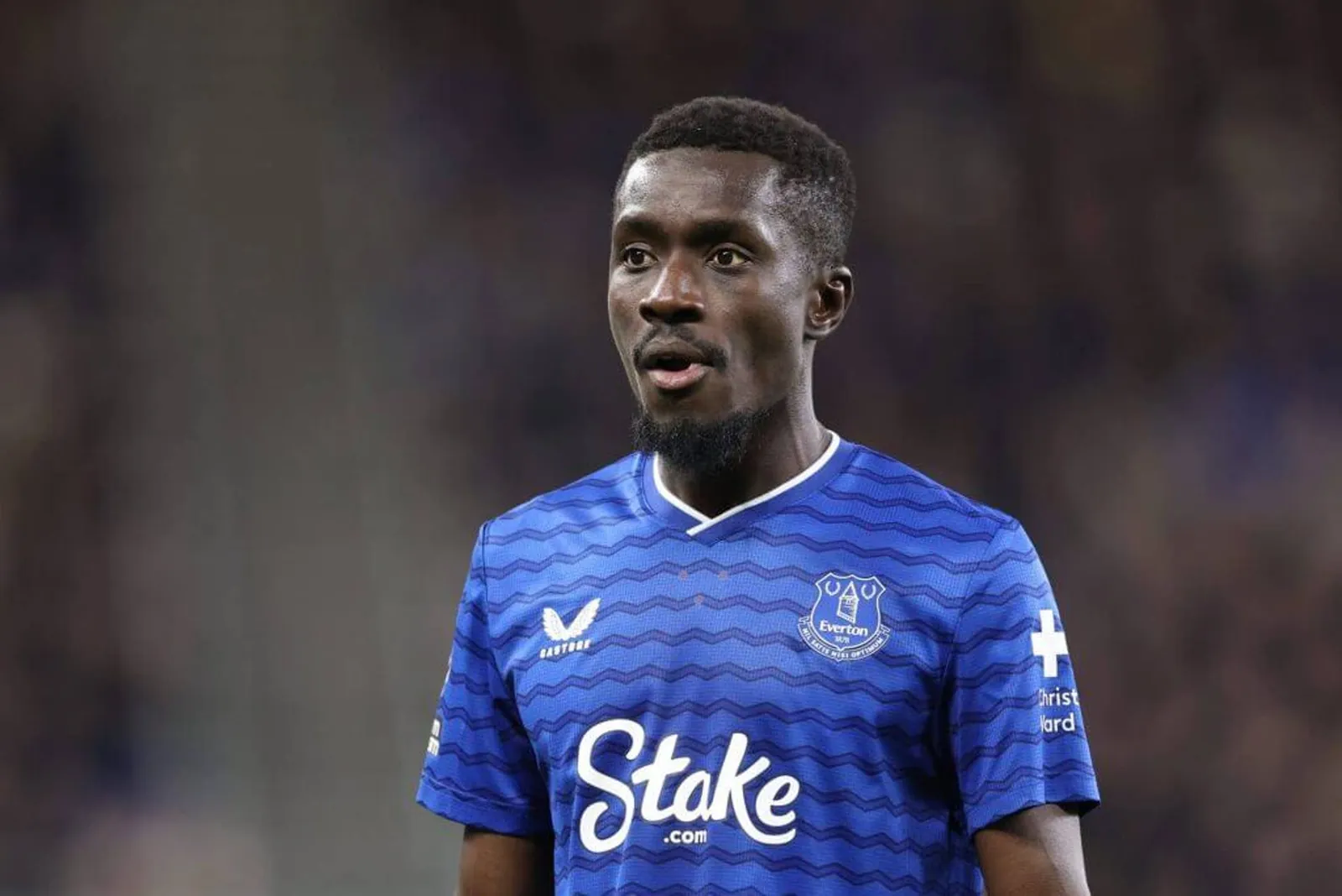 Idrissa Gueye of Everton during the Premier League match between Everton and Manchester United at Hill Dickinson Stadium