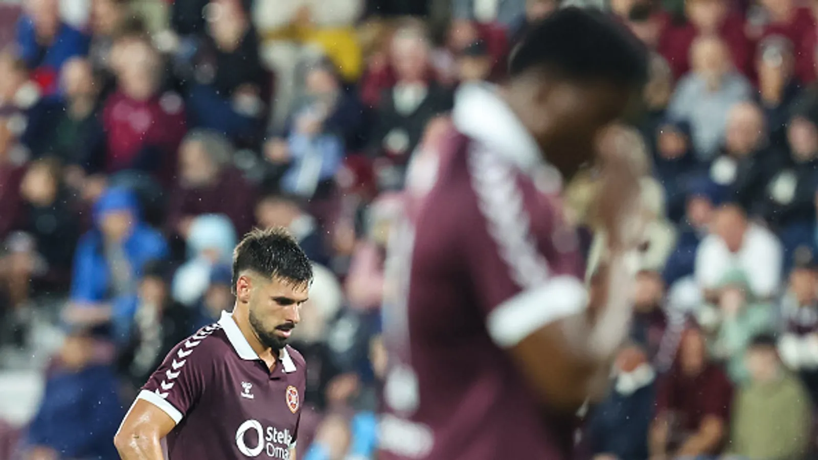 Hearts were unable to produce a miraculous comeback to keep their Champions League campaign alive