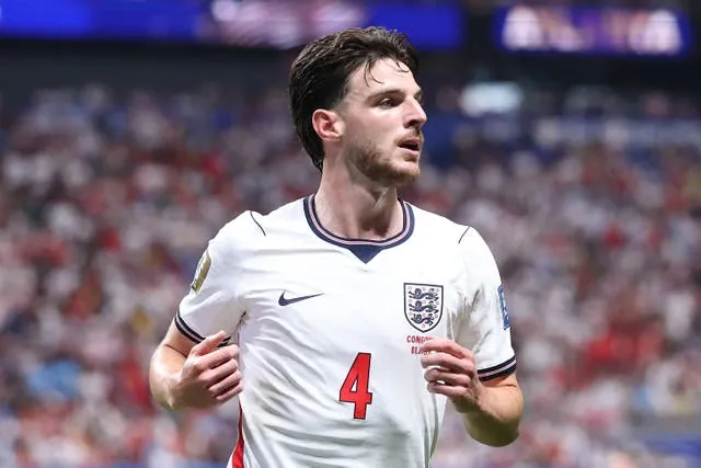 Declan Rice looks set to be fit for the last-16 clash with Mexico