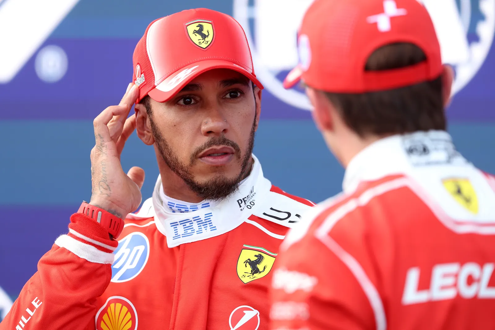 BUDAPEST, HUNGARY - JULY 25: Second placed qualifier Lewis Hamilton of Great Britain and Scuderia