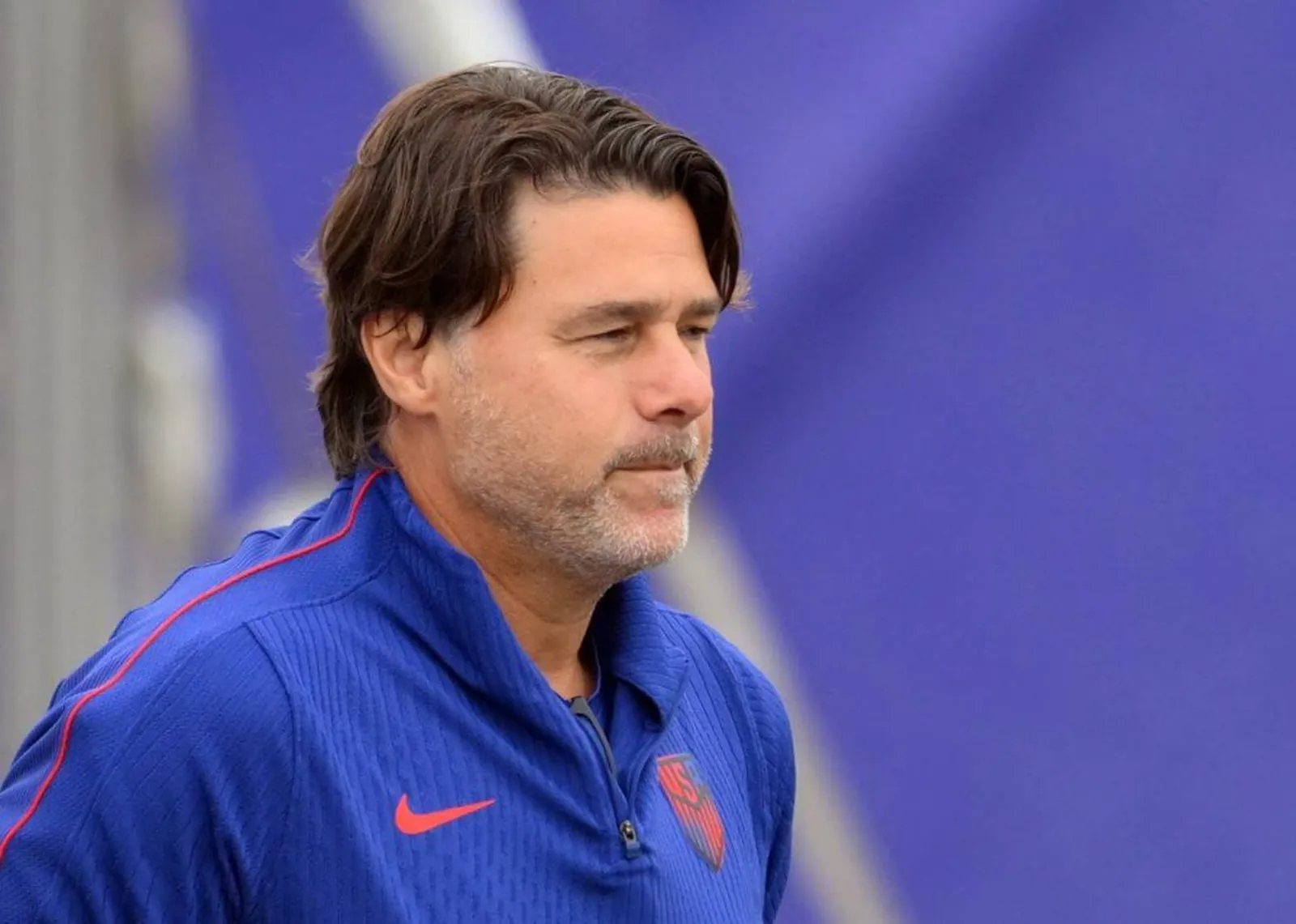 USMNT coach Mauricio Pochettino at World Cup training